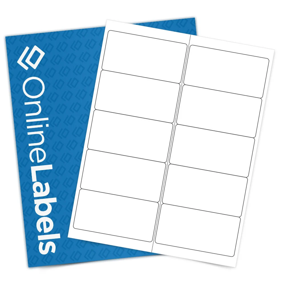 OnlineLabels OL3072 Standard White Matte Sheet Labels