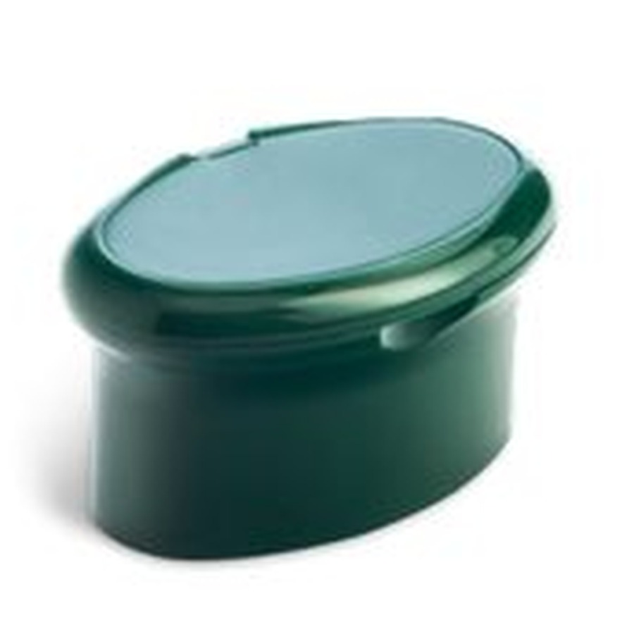 Giflor Art. 701 Green Oval Mushroom Flip-Top Closure - Color Sample